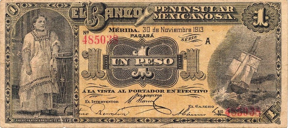 bankovka Mexika
